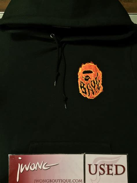 replica bape jacket|burn marks on bape hoodie.